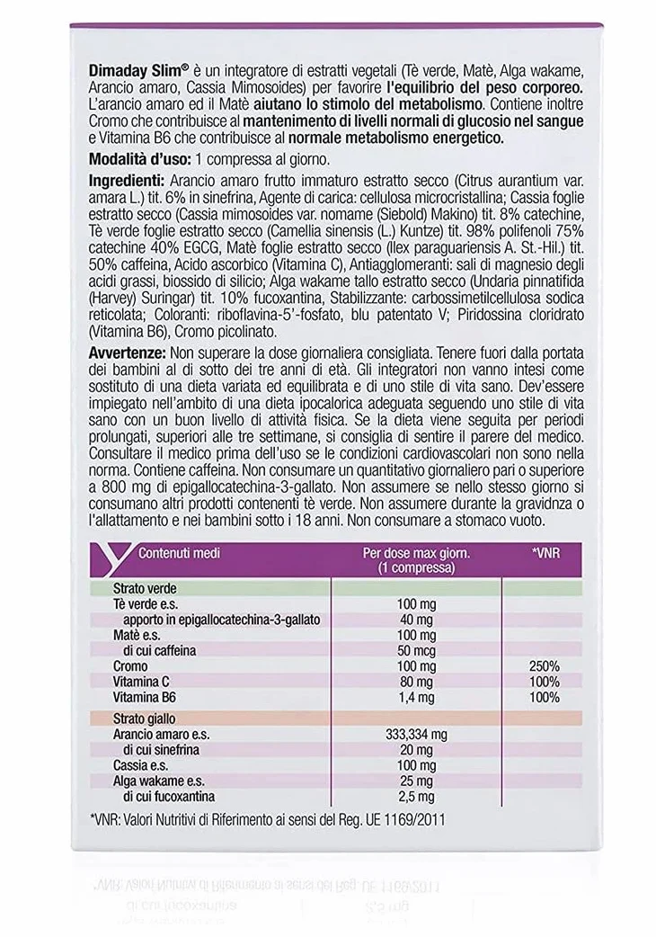 Dimaday Slim Syrio 15 Compresse