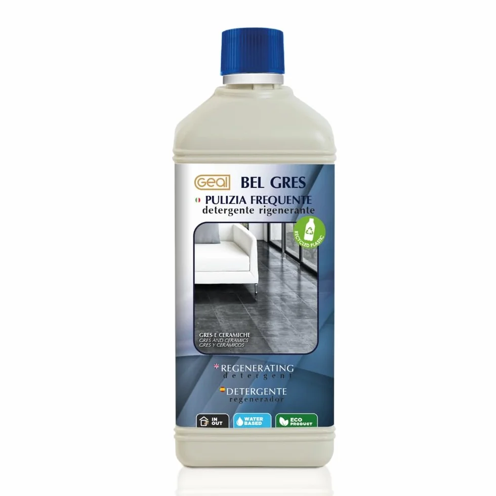GEAL BEL GRES Detergente Rigenerante per Pavimenti Gres Porcellanato 1L