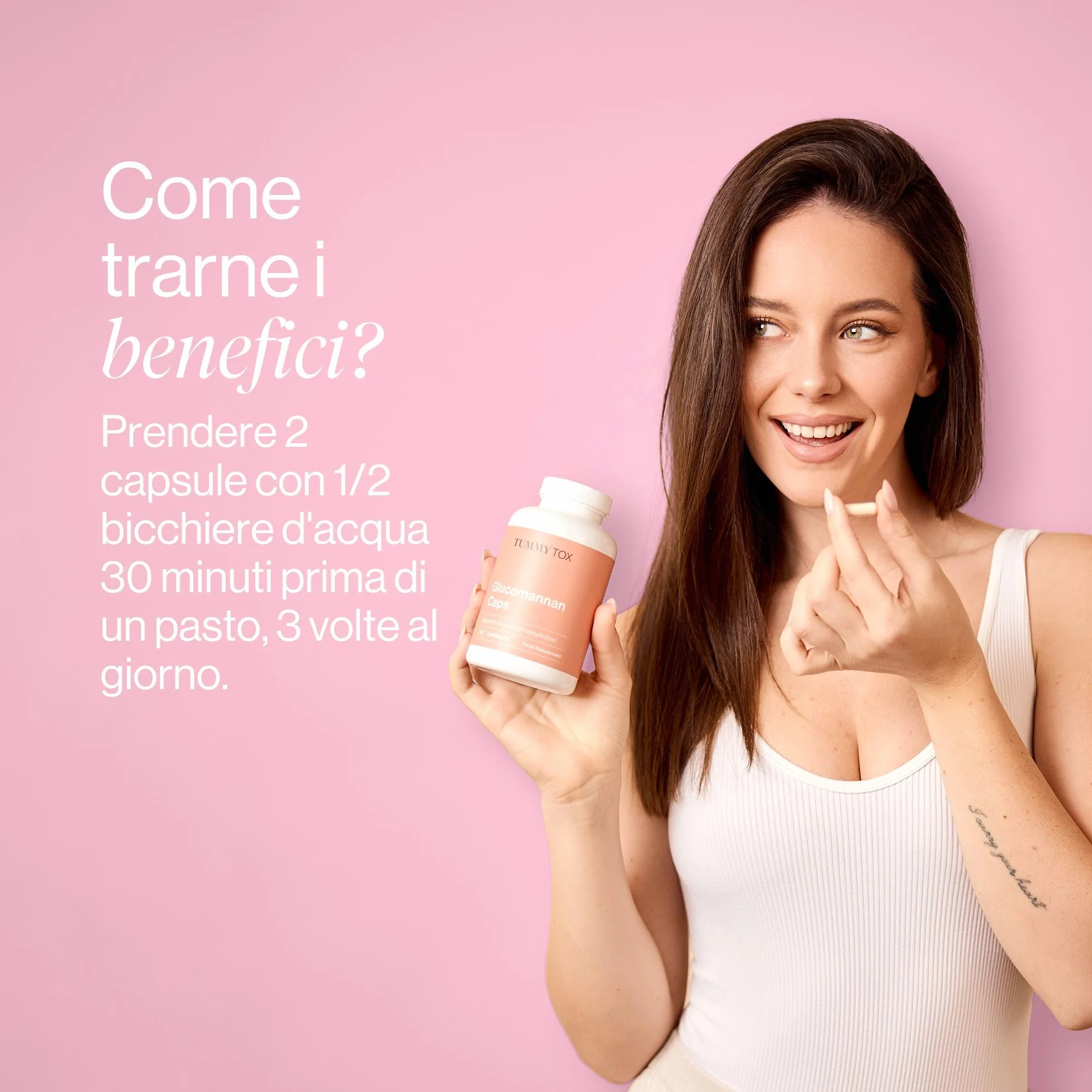 Glucomannano Konjac 3000 mg Capsule Alto Dosaggio con Cromo Garcinia Cambogia Carrubo Vegano 180 Capsule