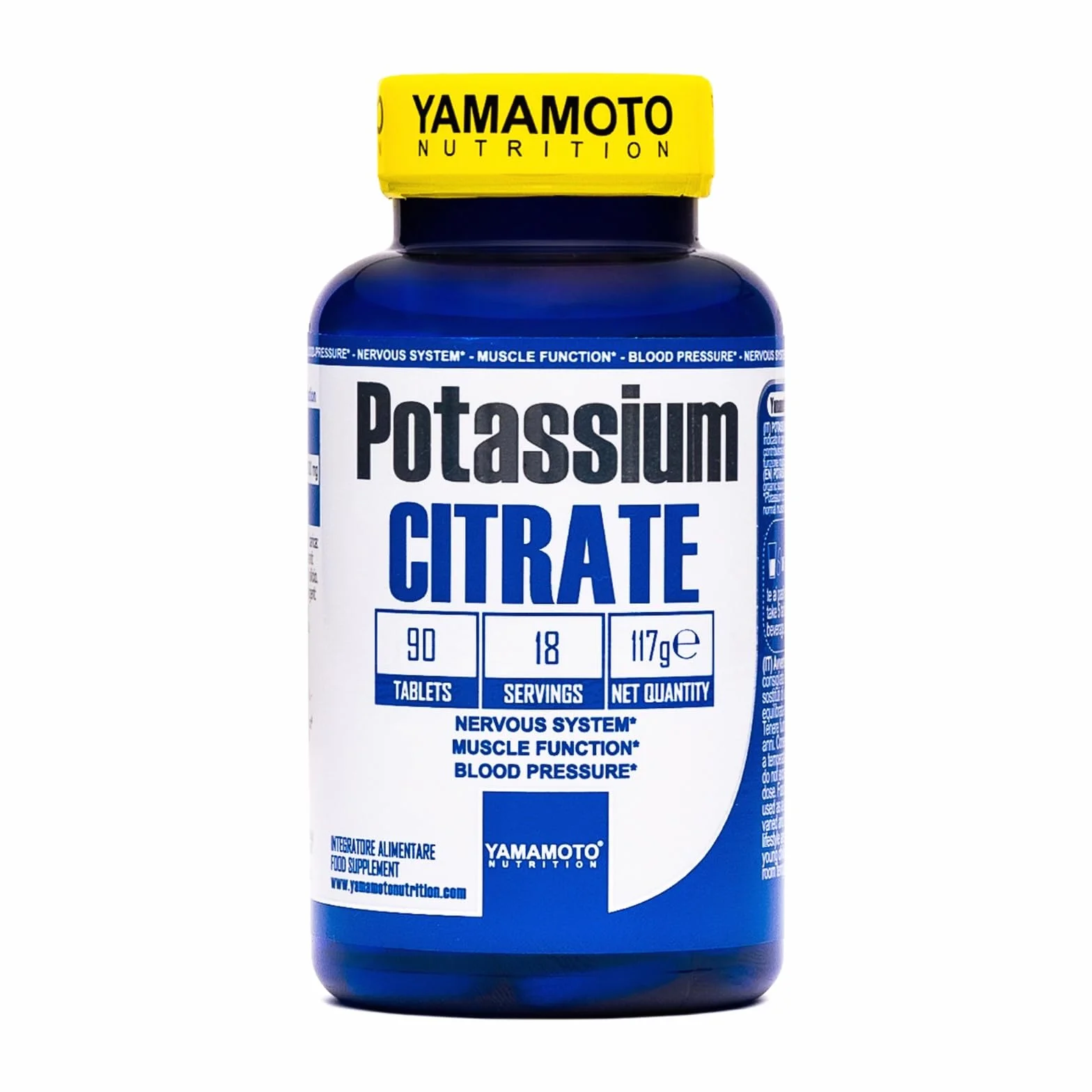 Potassium CITRATE integratore di potassio da fonte organica 90 compresse
