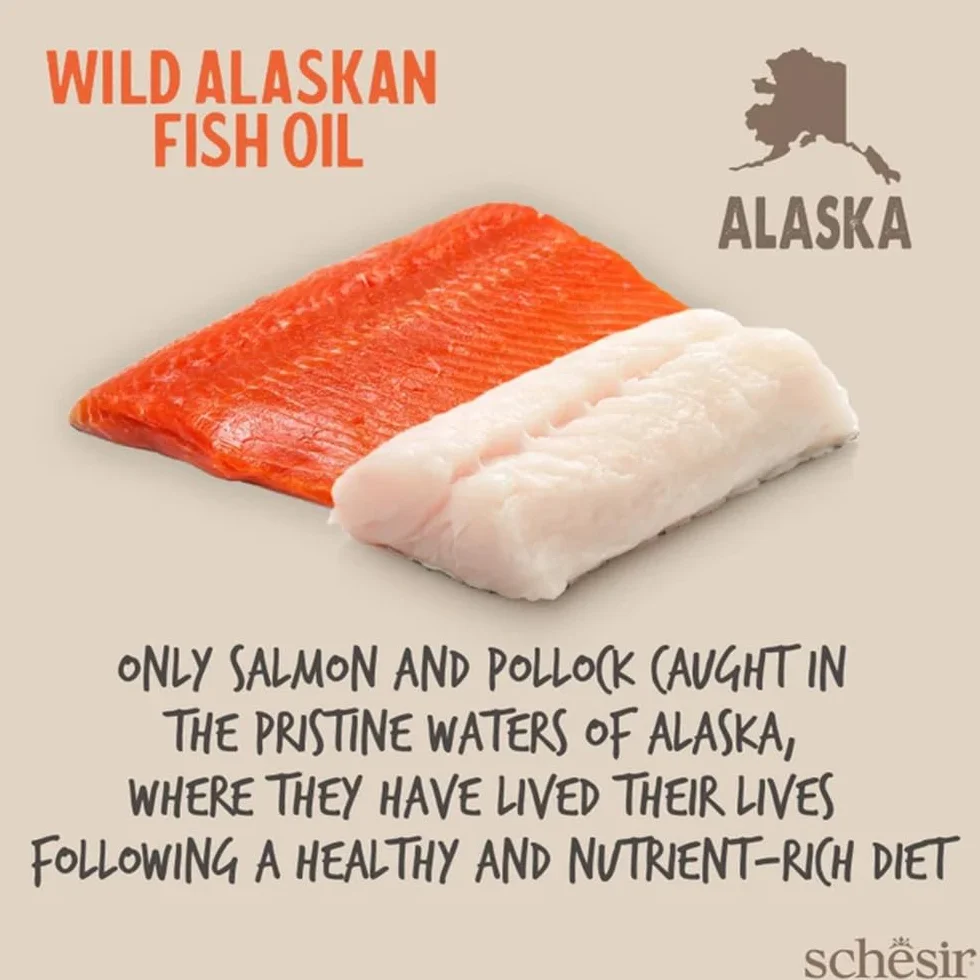 Schesir Olio di pesce selvatico dell'Alaska Grizzly 500 ml