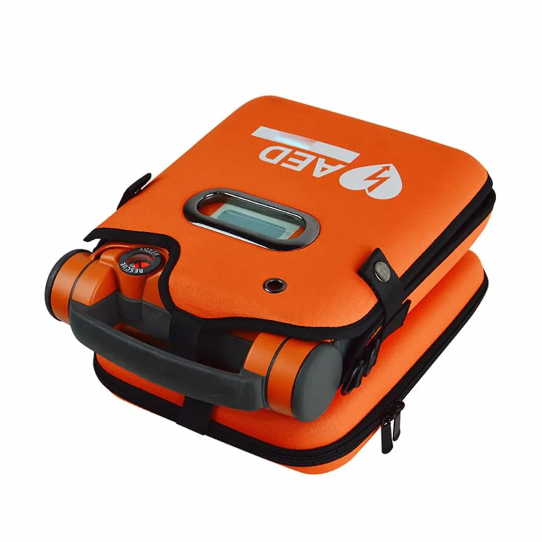 Borsa resistente per AED con spallacci regolabili, arancione