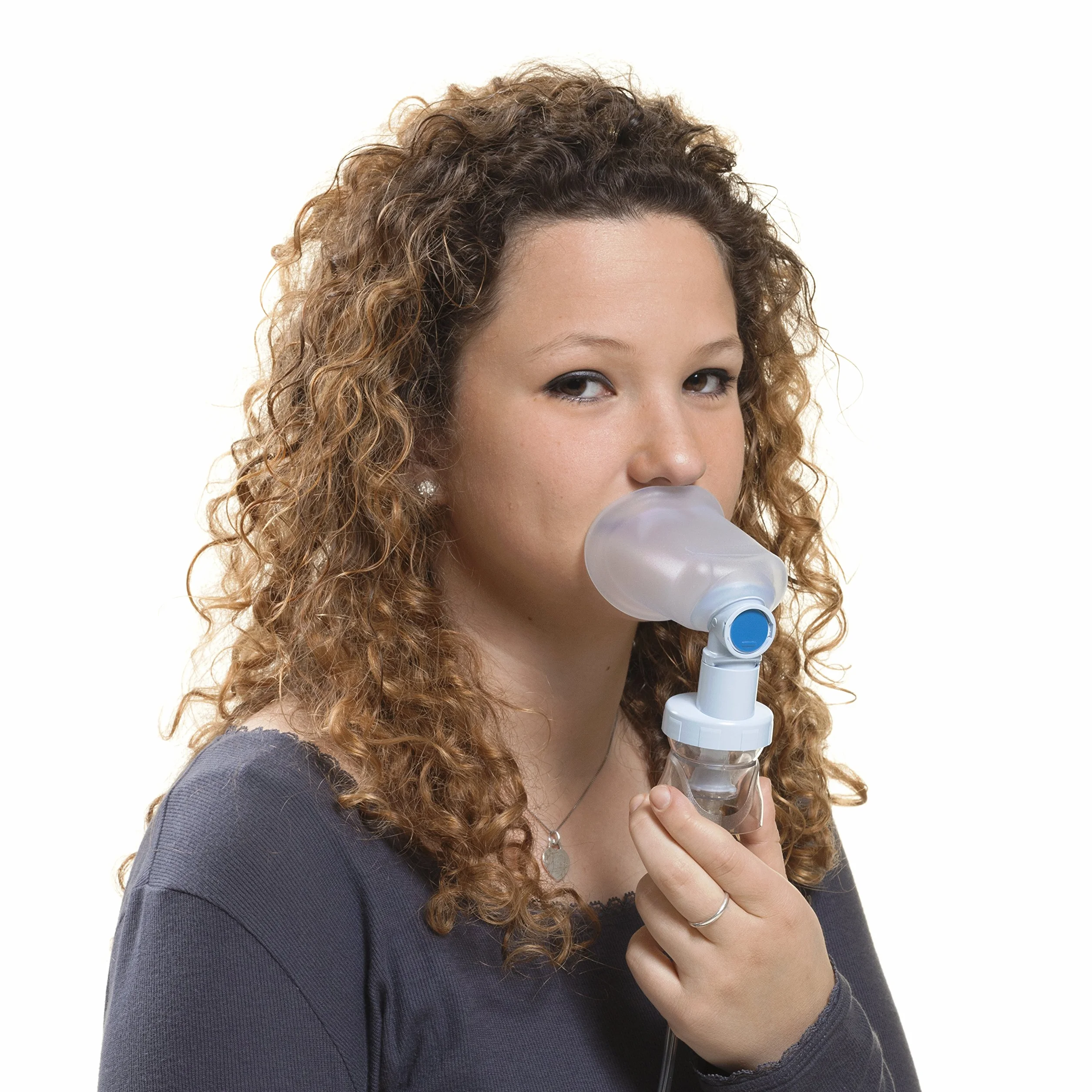 Air Liquide Healthcare NEBULA SPACER Ampolla con Maschera per Pazienti Cooperanti 6 anni Terapia Basse Vie Respiratorie