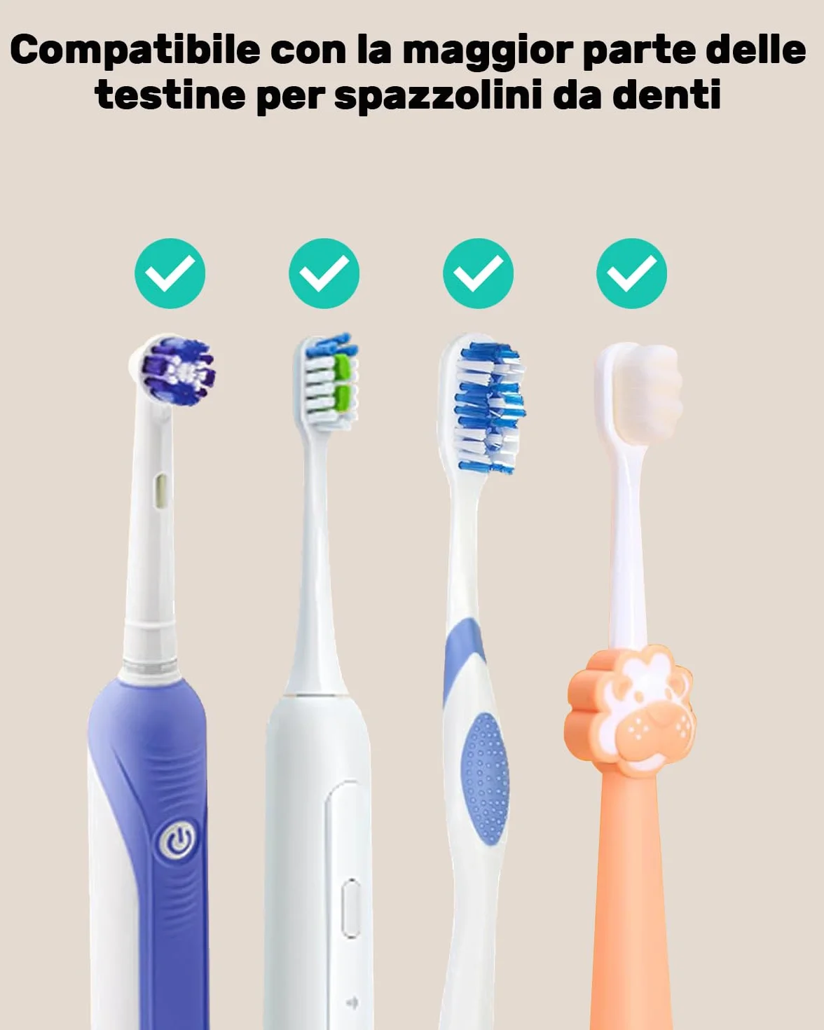 Sterilizzatore per Spazzolini da Denti Doppia UV-C e UV-A, Supporto per Spazzolini da Denti a Parete con Funzione di Asciugatura ad Aria, Ideale per Bagno, Uso Personale e Viaggio (Bianco1)