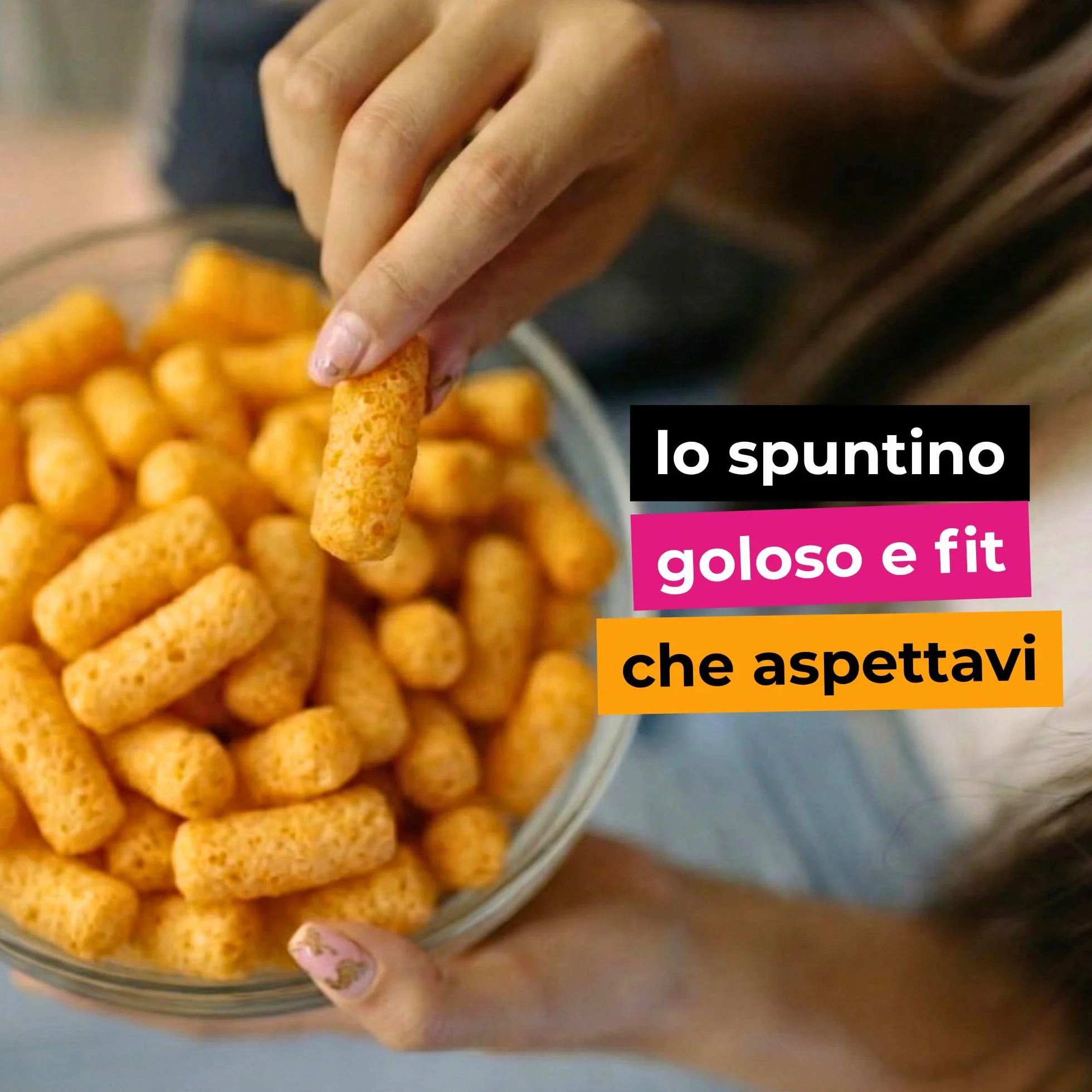Protein Snack - Golose Patatine Proteiche con 34% di Proteine, Patatine Senza Glutine, Senza Zuccheri Aggiunti e Olio di Palma, Gusto Burro di Arachidi, Ideale per Spuntino Fit, Vegan, 6x50g