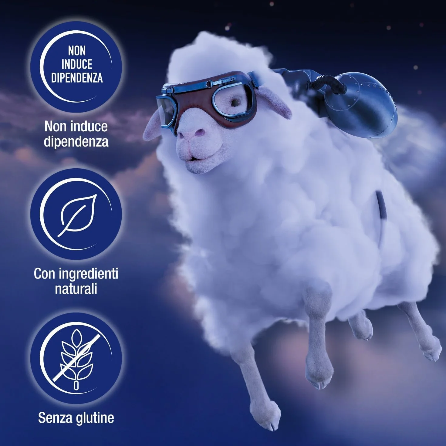 Novanight Tripla Azione Melatonina Integratori per Dormire 30 Compresse