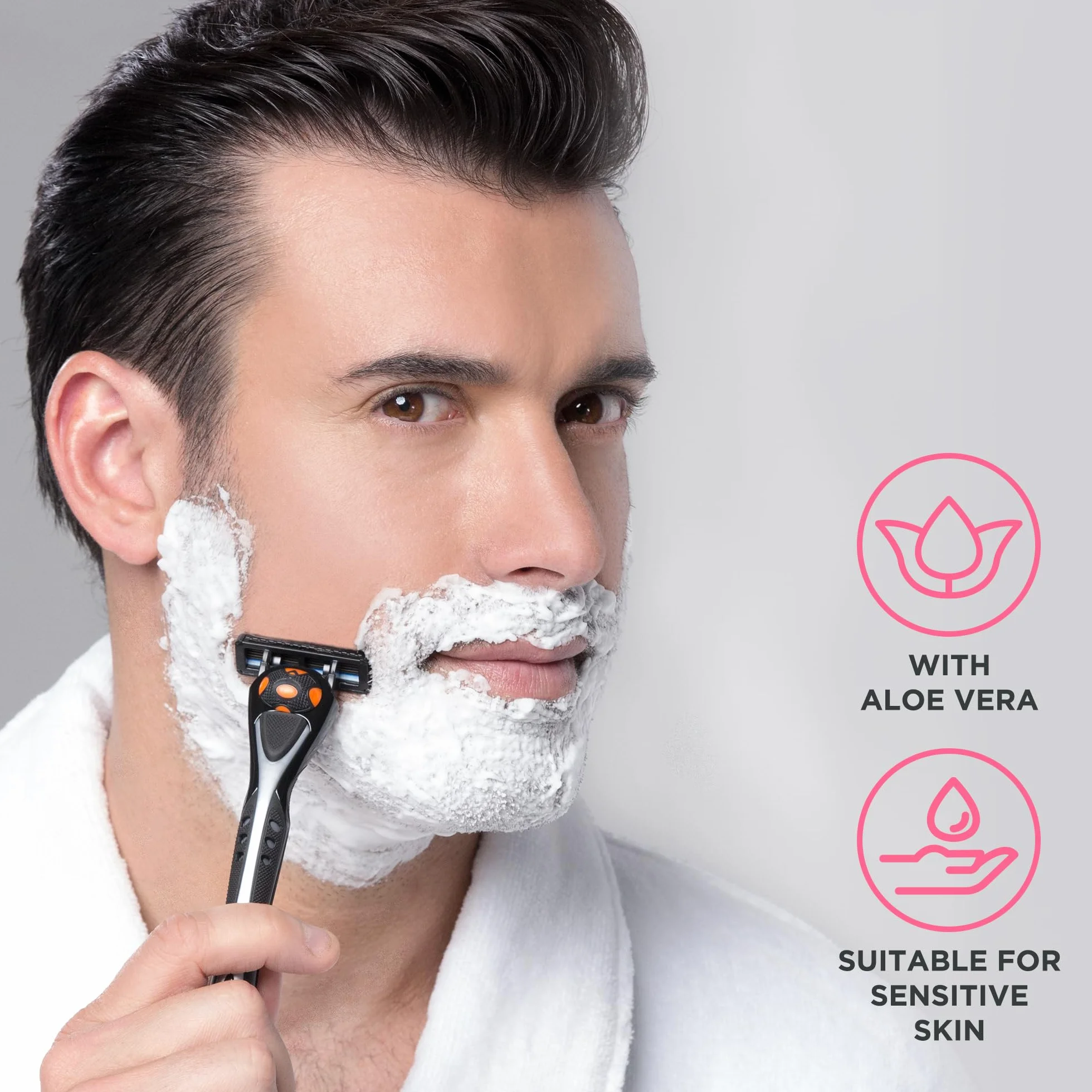 by Amazon Ricariche per rasoio da uomo a 5 lame, 12 pezzi