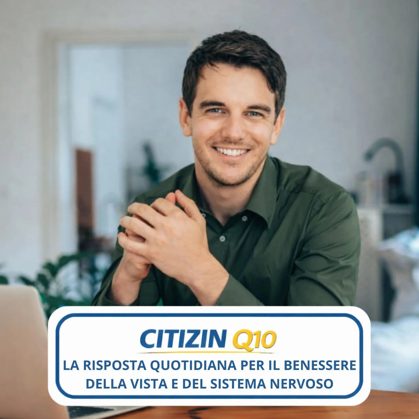 Q10 – 20 Flaconcini da 10 ml – Integratore Alimentare a base di Citicolina (Cognizin), Coenzima Q10, Vitamine A, C, E, Vitamine del gruppo B e Ribes nero
