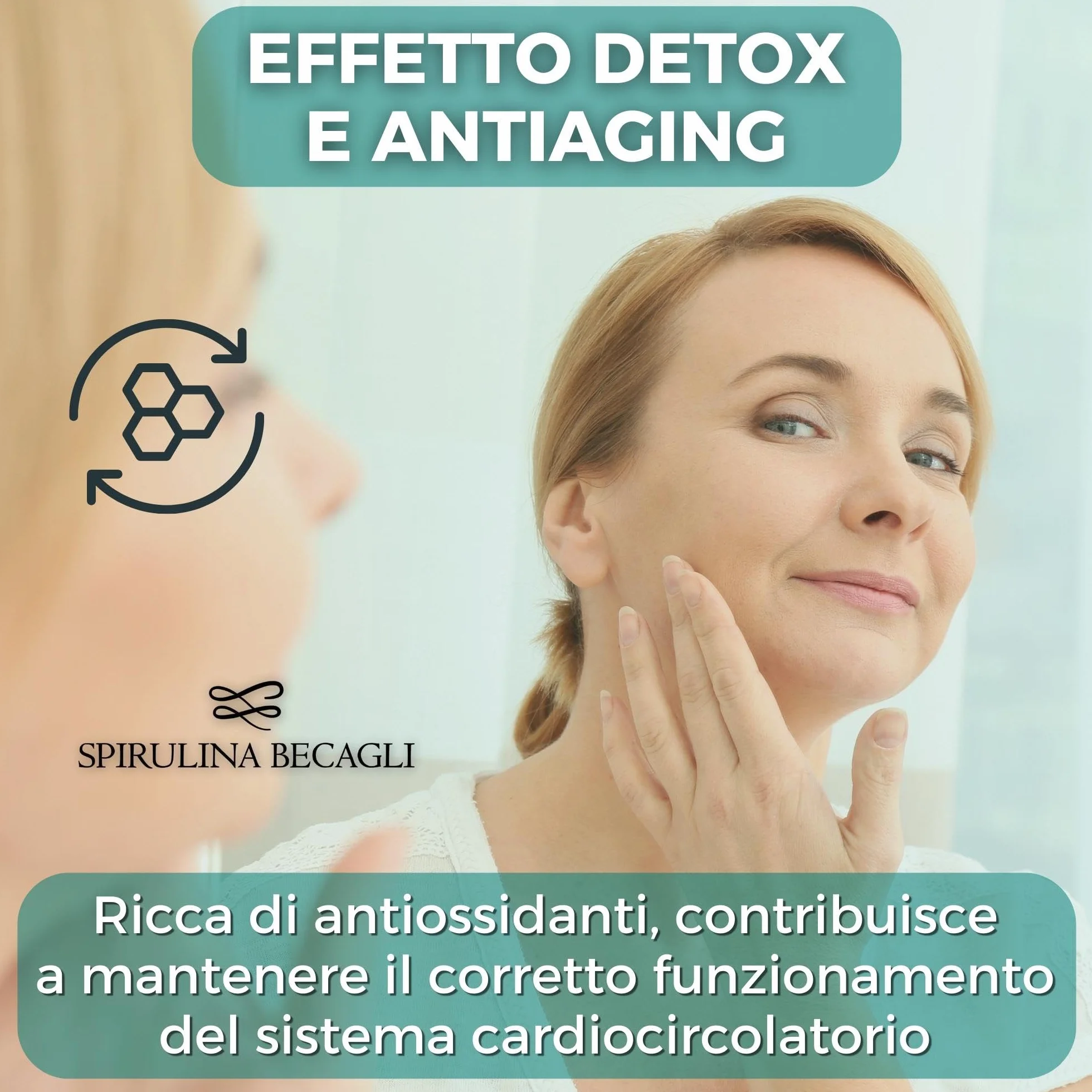Spirulina Becagli Spirutab Compresse Integratore Alga Spirulina Made in Italy 180 Compresse