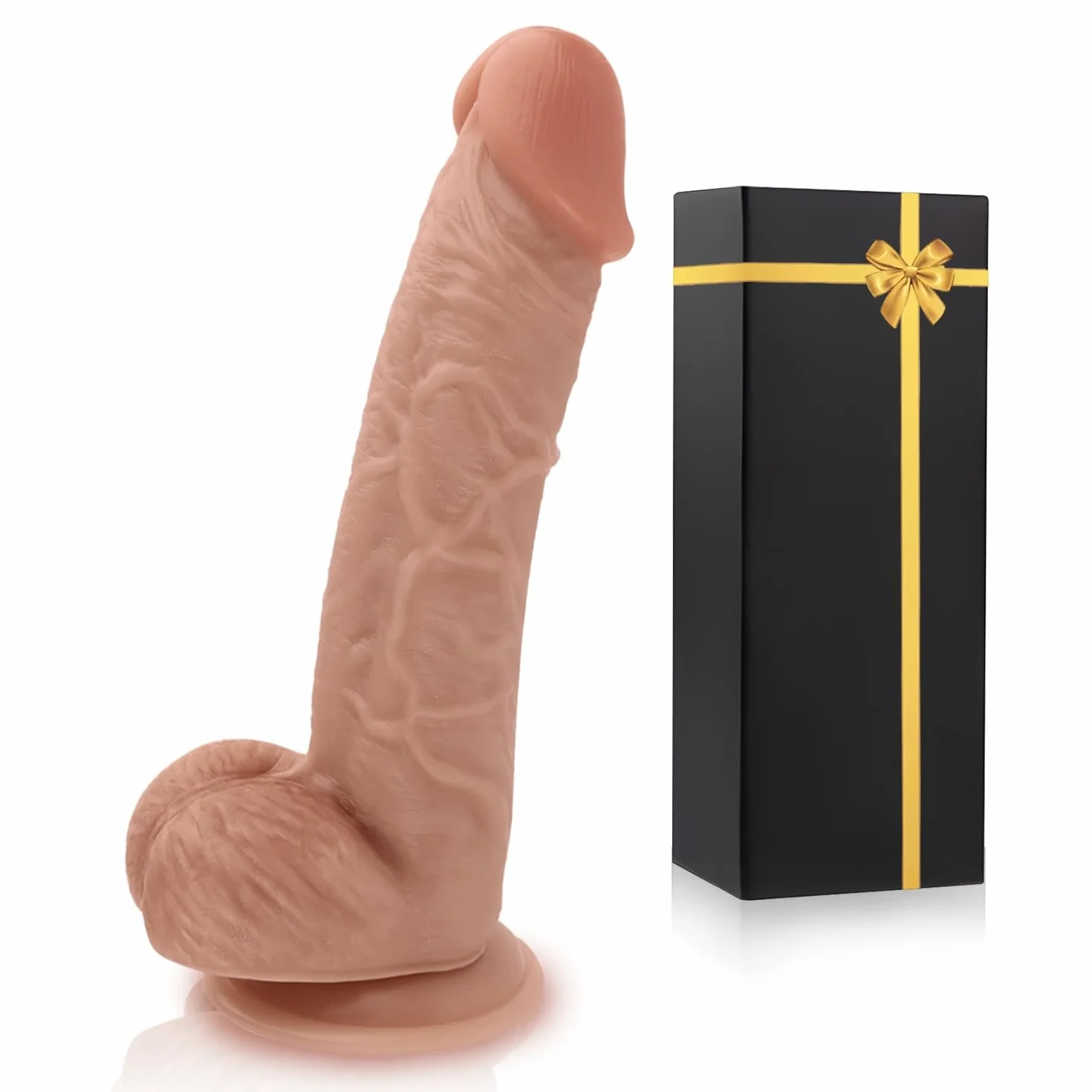 Dildo Realistico Sexytoysys Donna Uomo Coppia Dildo 21.5cm Fallo Realistico Finto Pene per Principianti per Donne e Forte Ventosa Plug Anale Sex Toy per Uomini Dildo 6cm XXL per Coppie