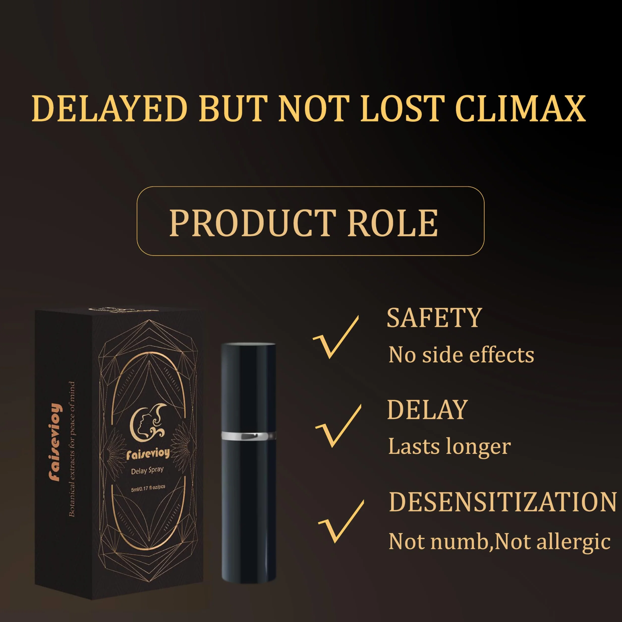 sprayritardante per uomo-Dura di più a letto-eiaculazione precoce-control-5ML/0.17FL OZ