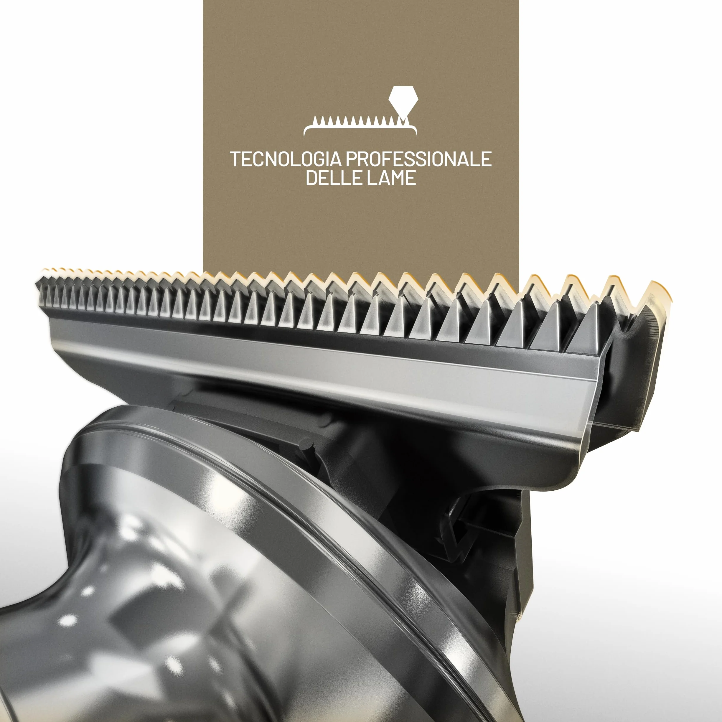 PORTENTUM Tagliacapelli uomo professionale LED Set 21 pezzi Macchinetta capelli corpo Rasoio elettrico barba 6 Testine 7 Pettini USB-C