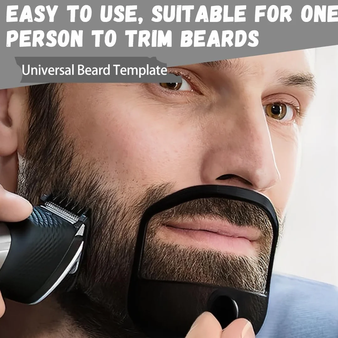 5 Pezzi Sagoma Per Barba Modellatore Barba Attrezzo Per Styling Contorno Barba Aiuto Per Rasatura Plastica Per Uomini Accessorio Per Rasatura Ner