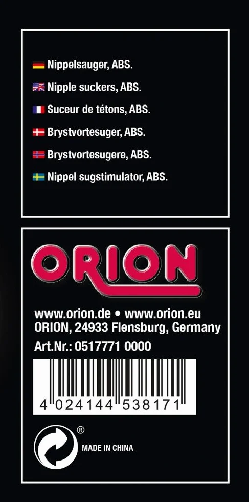 Orion NIPPEL Aspirapolvere – Due capezzoli pompe im Set, capezzoli Aspirapolvere con extra forte assorbimento grazie al Meccanismo, capezzoli pompa per le donne e gli uomini