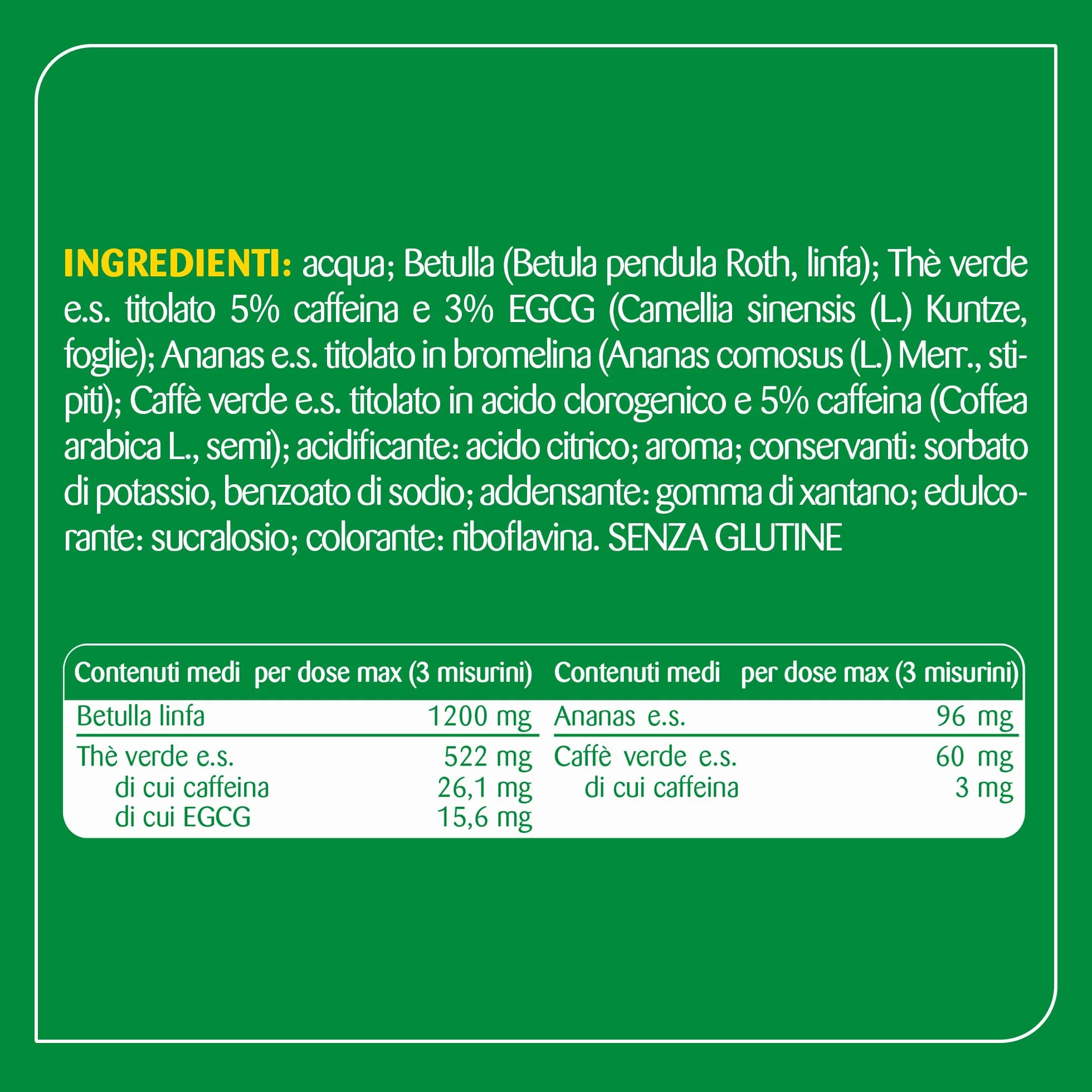 Matt Drenante Forte con Linfa di Betulla, 500ml