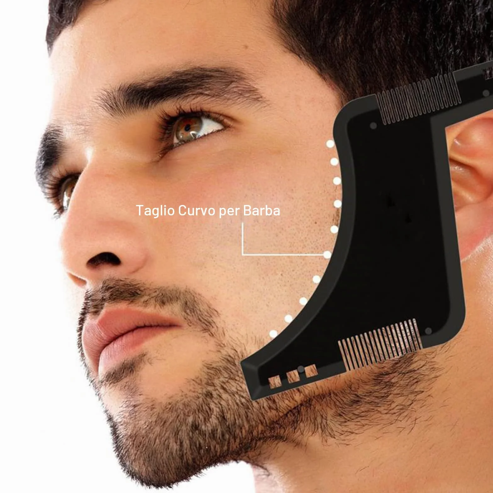 Pettine Stencil Barba Signori Collo Sagome Styling Tool Rasatura Barba