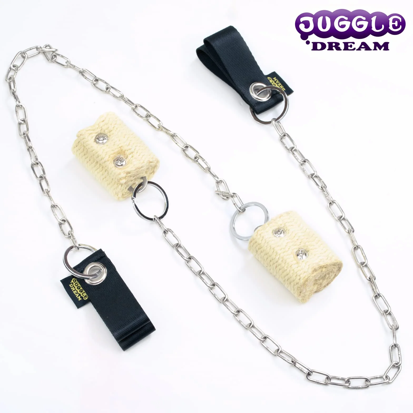 Juggle Dream - Coppia di catene di fuoco con stoppino in kevlar da 50 mm