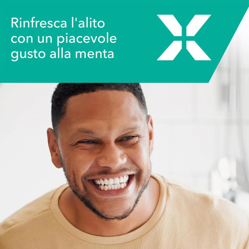 elmex Collutorio Sensitive 400ml Protezione Extra Denti Sensibili Carie Radicolare Con Fluoruro Amminico Tripla Azione 0% Alcohol
