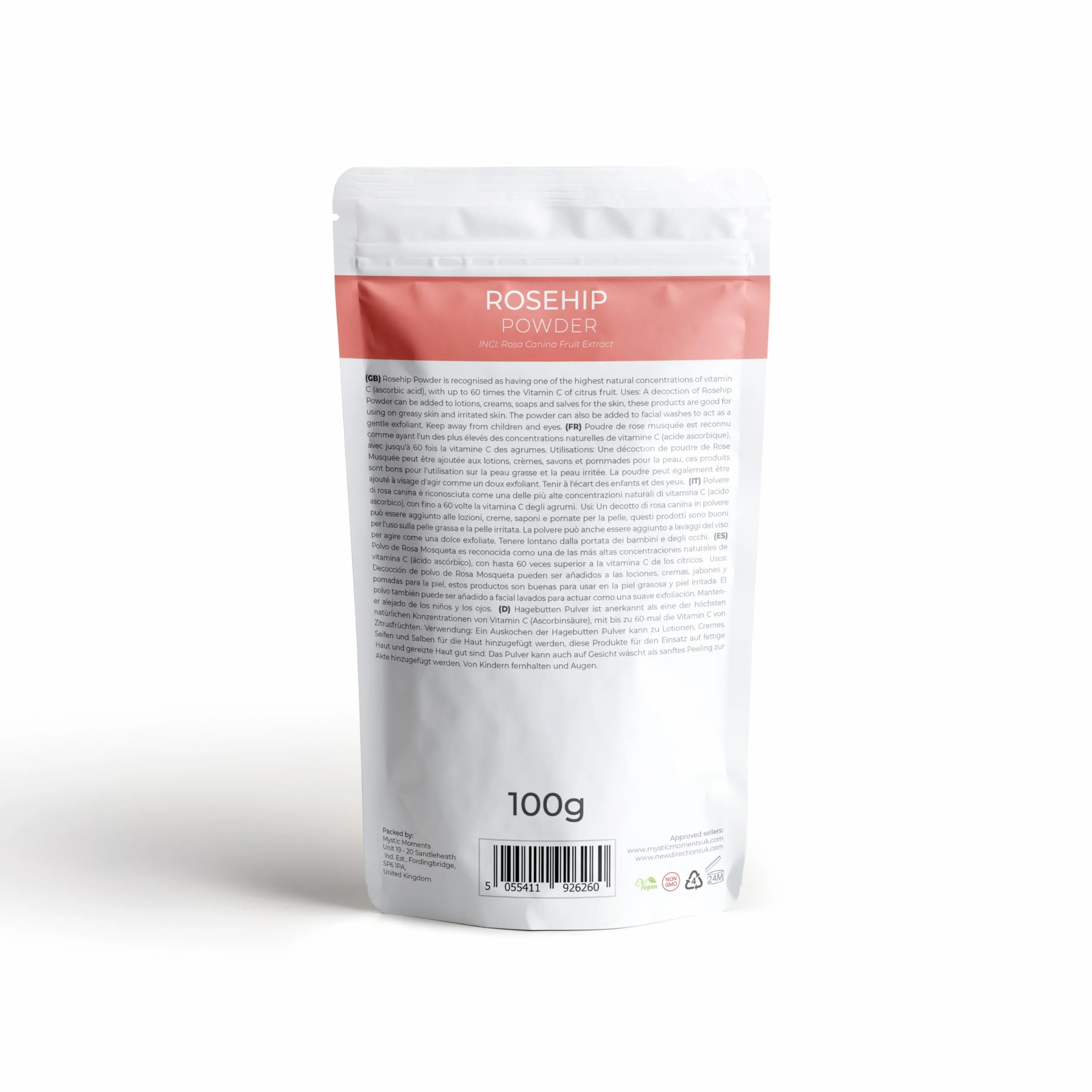 Rosa Canina 5% Acido Ascorbico Polvere 100g