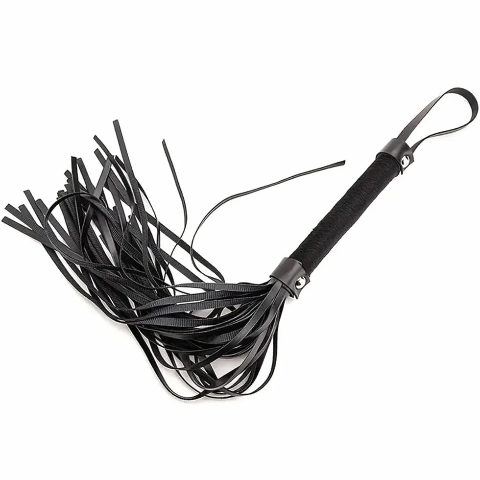 Set da 4 pezzi di paddle da allenamento in pelle nera con piume per feste