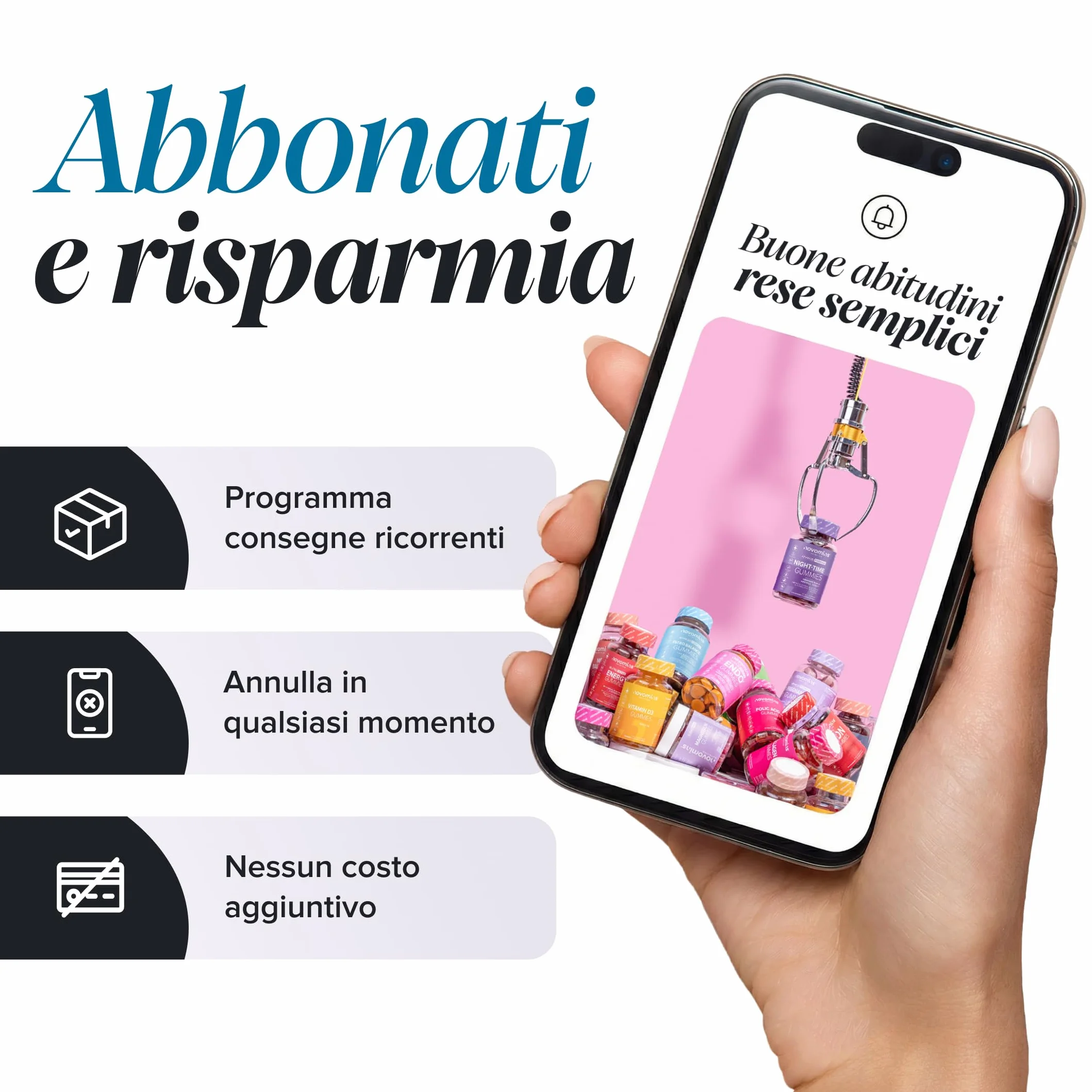 Creatina Monoidrata Gommose – 5000 mg per Porzione ad Alta Forza – Aumenta le Prestazioni Fisiche – Alternativa a Polvere, Compresse e Capsule – Vegana, Gusto Fragola – 90 Gommose – Novomins