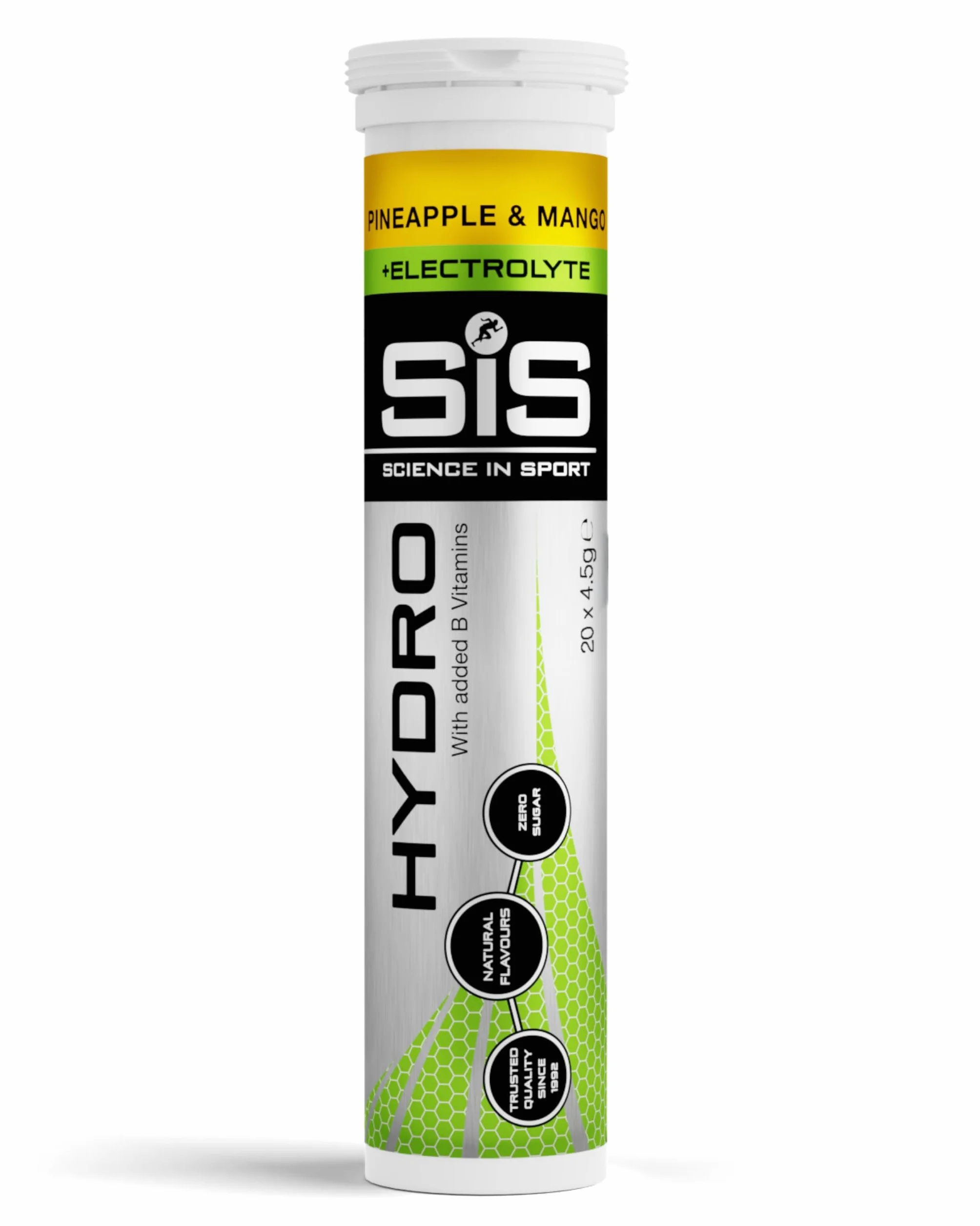 Science in Sport HYDRO Compresse Elettroliti Ananas e Mango 20pz Vegan