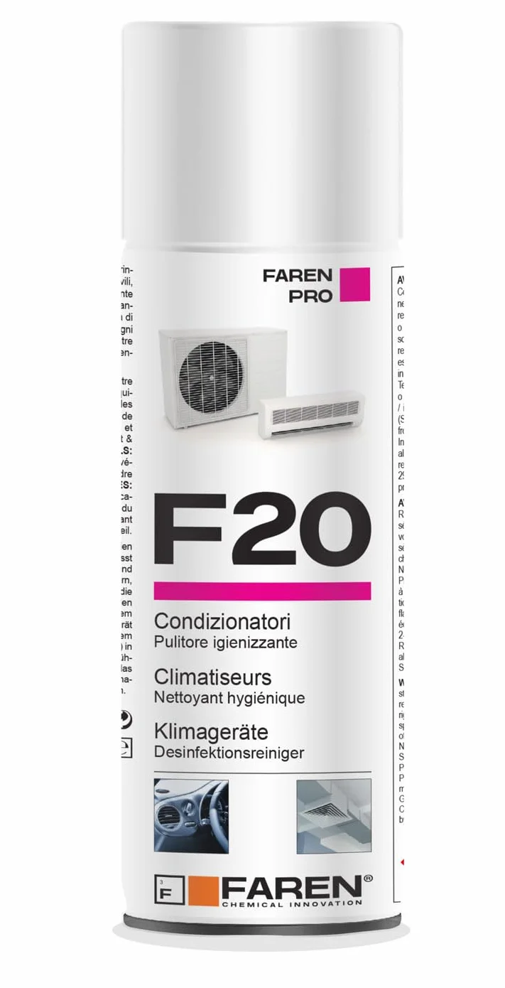 FAREN Igienizzante per Condizionatore Clima, Pulitore Climatizzazione, 400 ml