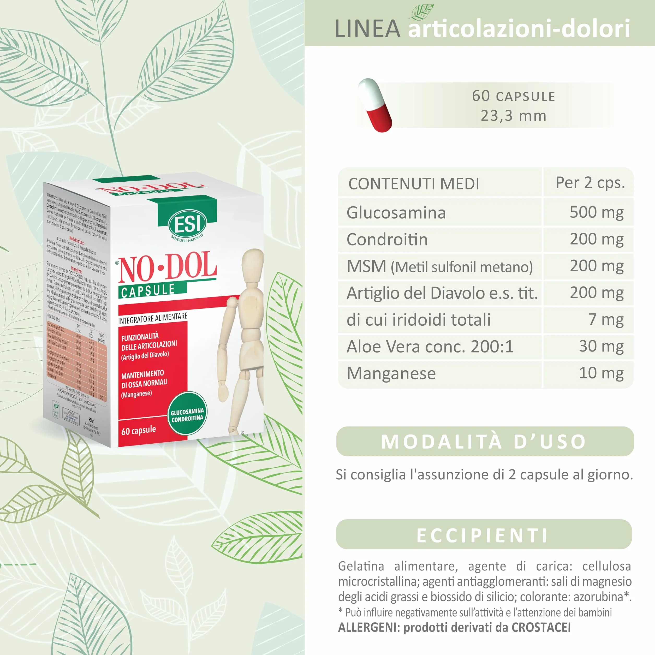 No-Dol® Capsule ESI 60 Capsule