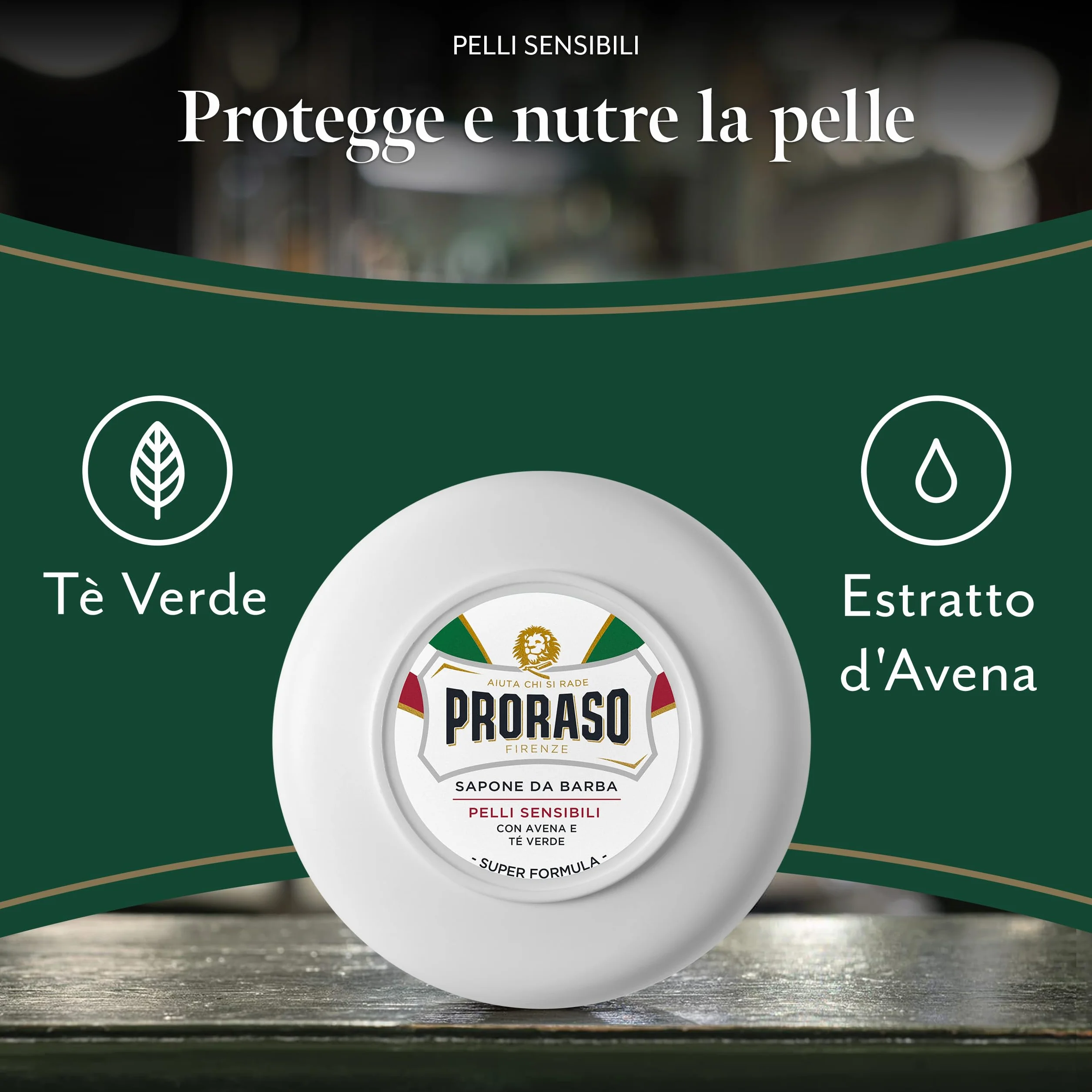 Proraso Ciotola Sapone da Barba, Pelli Sensibili, 150 Ml