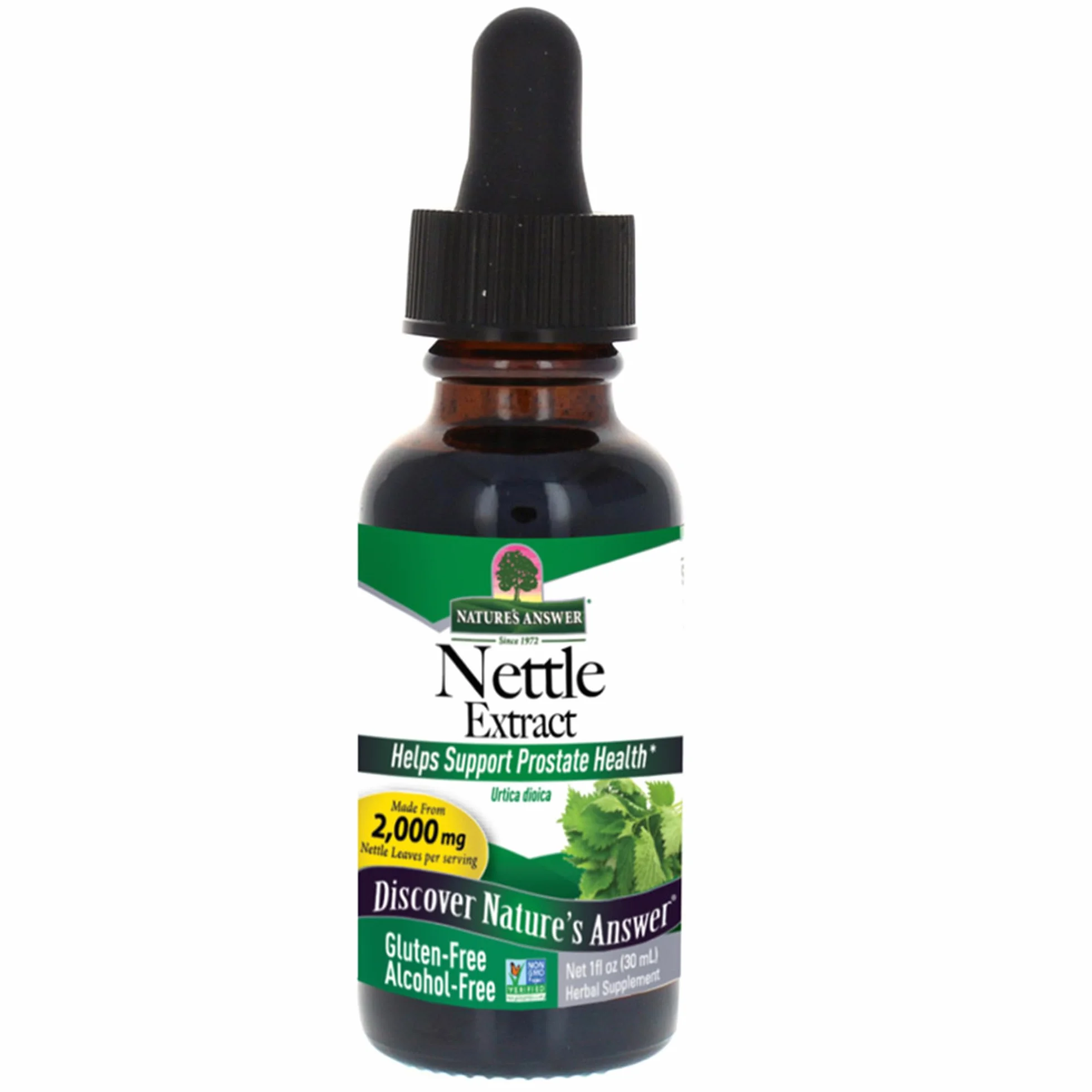 Nature's Answer Nettle Extract Estratto di Ortica 400mg 30ml Senza Glutine Vegano Non OGM