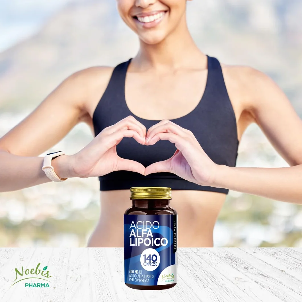 Acido Alfa Lipoico Noebis Pharma 300 mg 140 Compresse Supporto Antiossidante Metabolismo Energetico