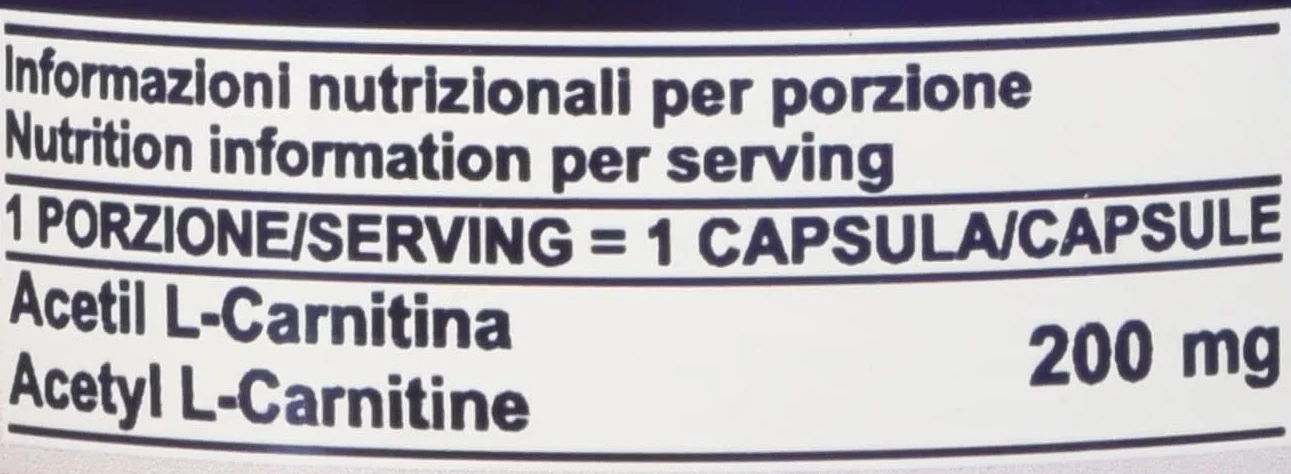 Prolabs Acetil l-carnitina 200 compresse (pack 2 confezioni) - acetyl carnitina