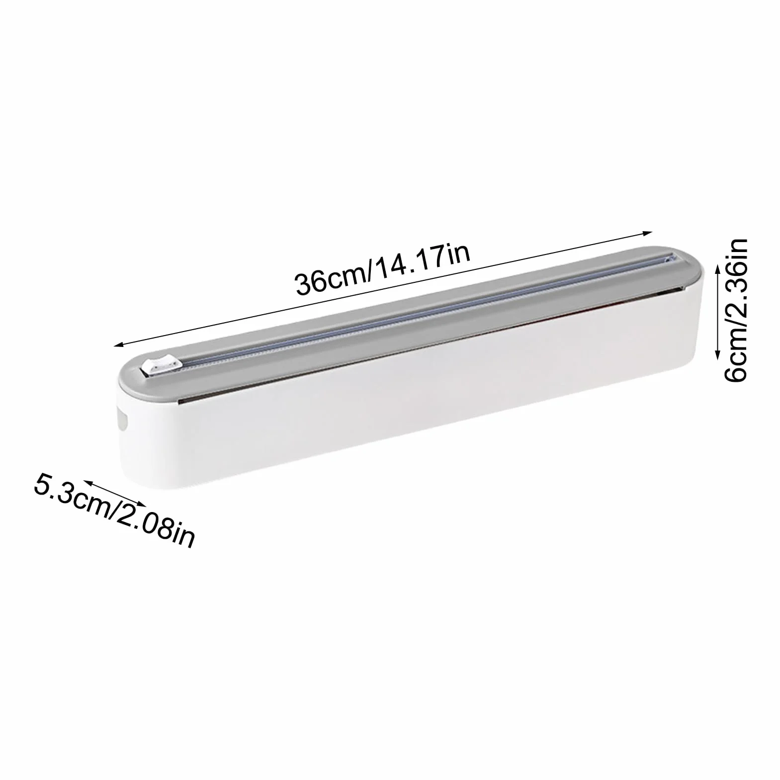 Dispenser Carta Forno Alluminio Pellicola Magnetica, – Taglio Pulito E Sicuro, Retro Magnetico, Dimensioni Regolabili Da 15 A 30 Cm, Dispenser Per Carta Stagnola E Alluminio Film Con Taglierine