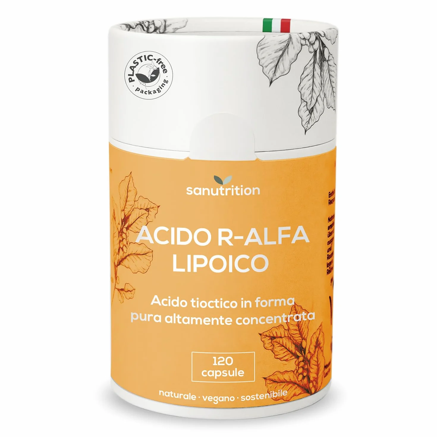 Acido Alfa-Lipoico 400 mg 120 capsule Alta concentrazione vegano