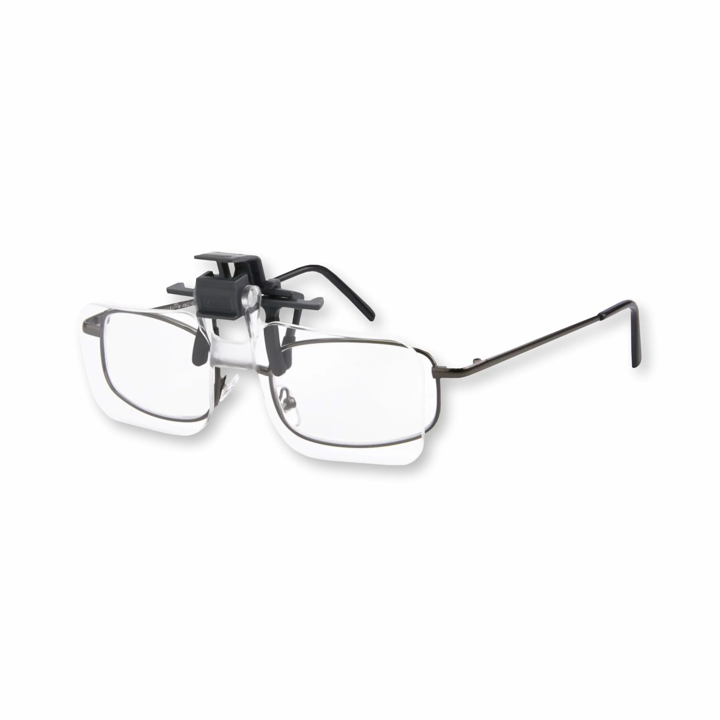 Carson Clip Flip Lenti di Ingrandimento per Occhiali 2x +4 Diottrie OD-14