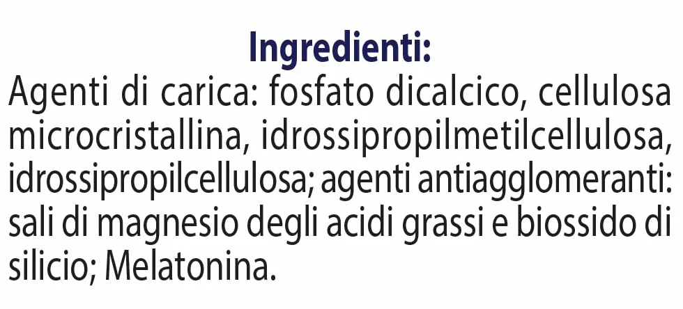 ESI Melatonina Pura Retard Integratore Alimentare Rilascio Prolungato 90 Microtavolette Senza Glutine Vegan