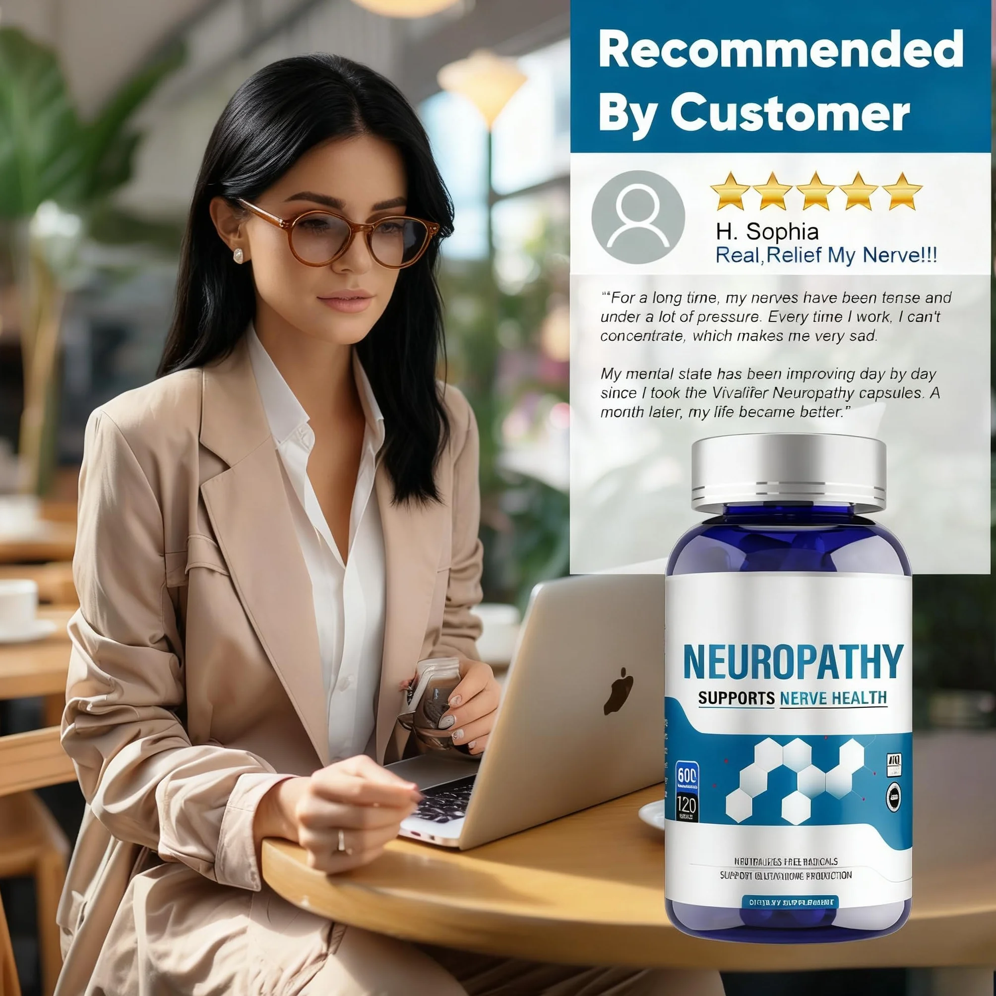 Acido Alfa Lipoico (ALA) 600mg 120 Capsule Integratore Antiossidante Supporto Sistema Nervoso