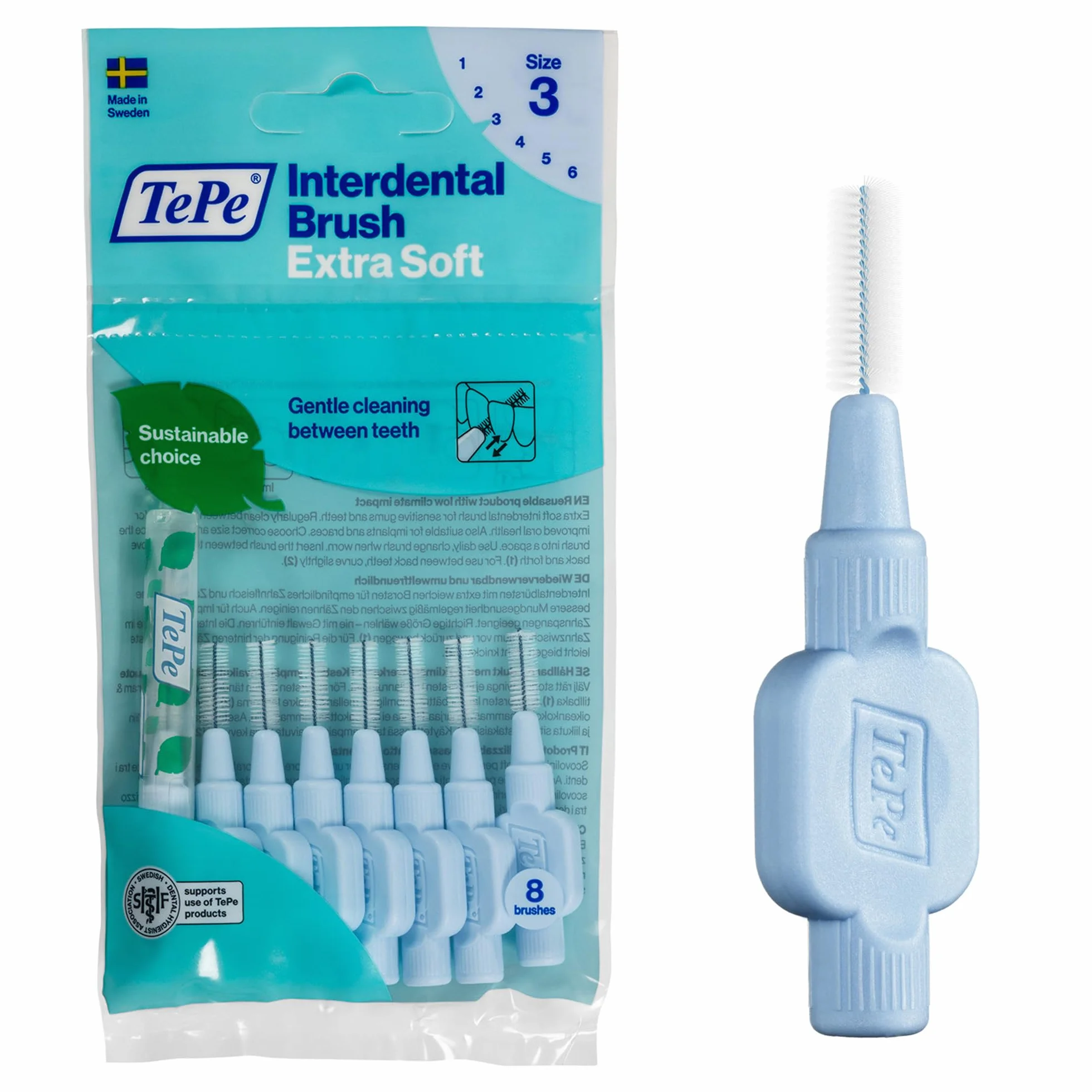 TePe Scovolino Extra Soft 0.6mm ISO 3 8pz pulizia interdentale