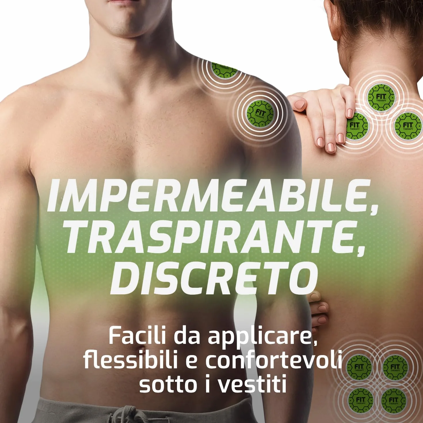 FIT Therapy Cerotti Antidolorifici Antinfiammatori Universali Impermeabile Senza Farmaci Dura 5 Giorni