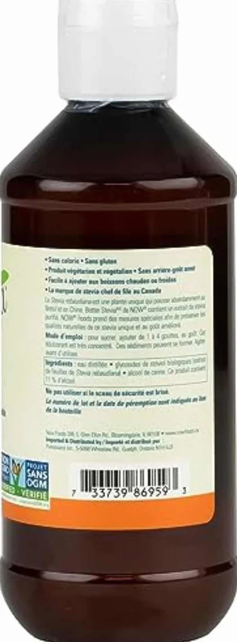 NOW Stevia Liquido non aromatizzato 237mL