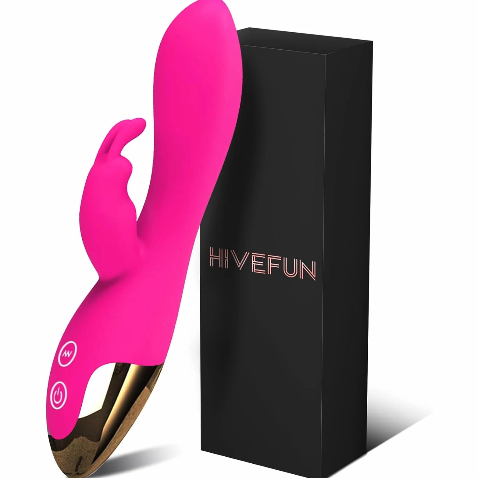 HIVEFUN Giocattoli Sessuali per Donne Vibratore per Coniglio Solo, Donna Dildo Vibratori Erotici Clitoride anale E Stimolazione Del Punto G Giocattoli, 10 Vibrazioni per Donne Vibratori per Coppie