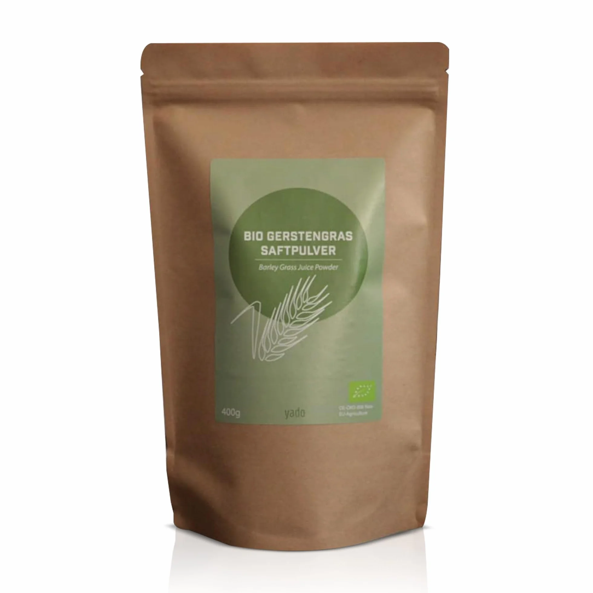 Succo d'erba d'orzo biologico in polvere | certificato di alta qualità | Barley Grass Juice Powder | 100% polvere d'erba d'orzo | La nutrizione secondo Anthony William (200 g)