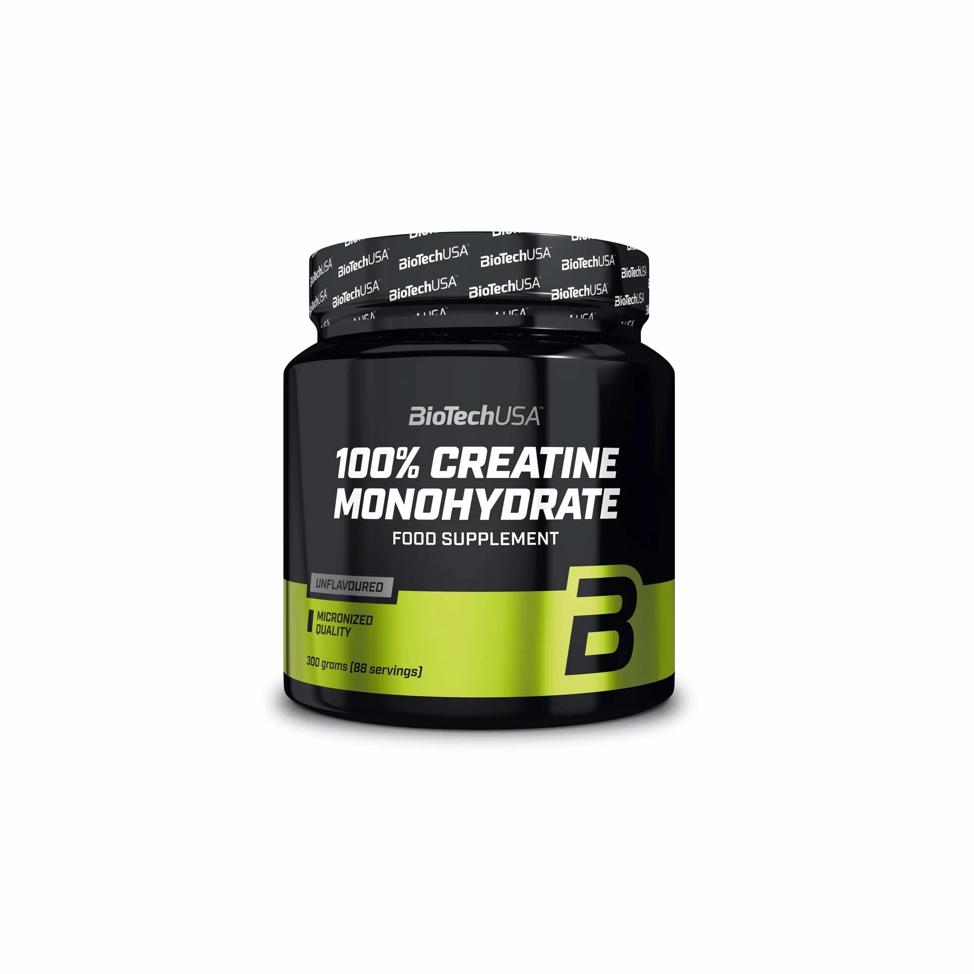 BioTechUSA 100% Creatine Monohydrate, Creatine Monohydrate Powder, 300 g