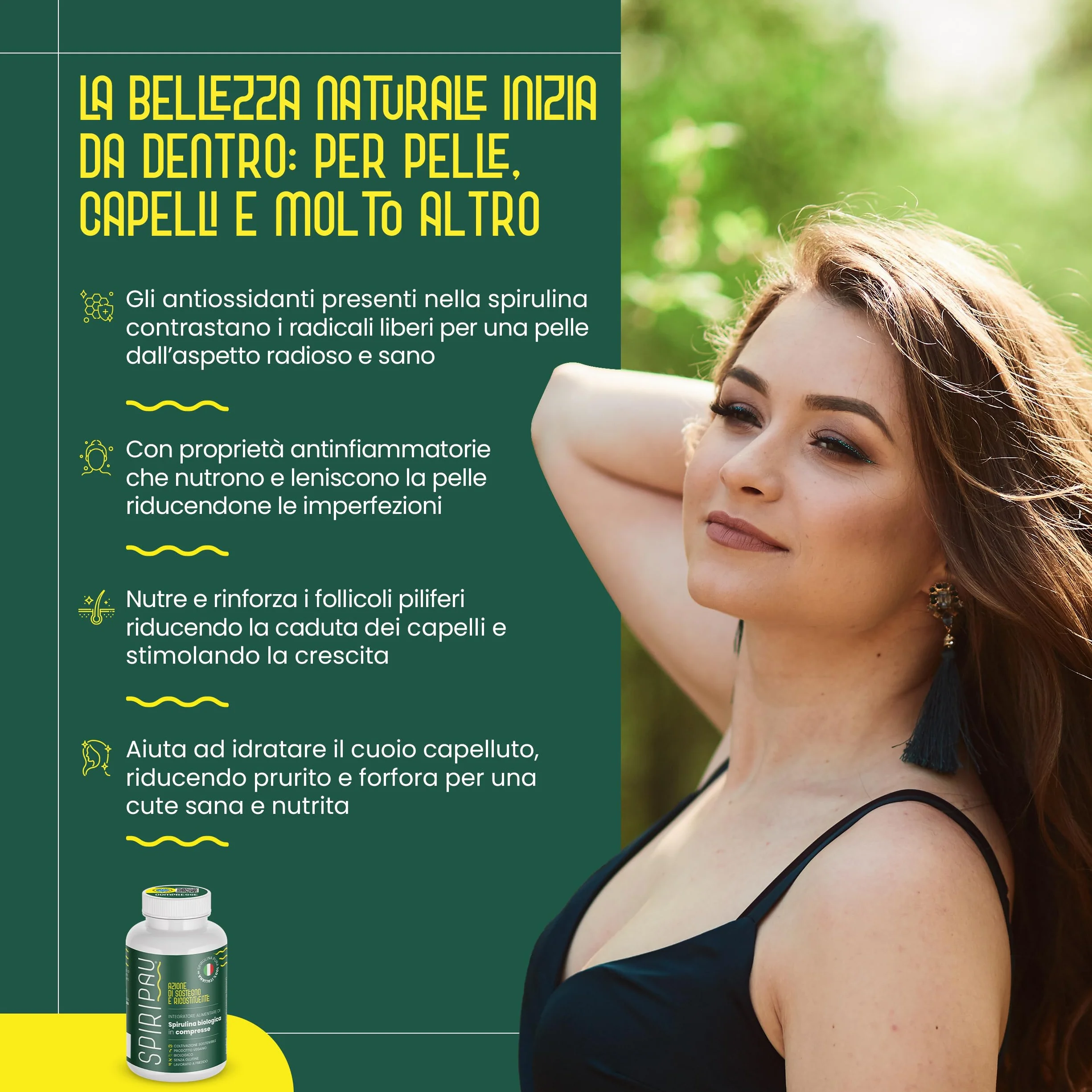 Spirulina Bio Compresse 100 Compresse