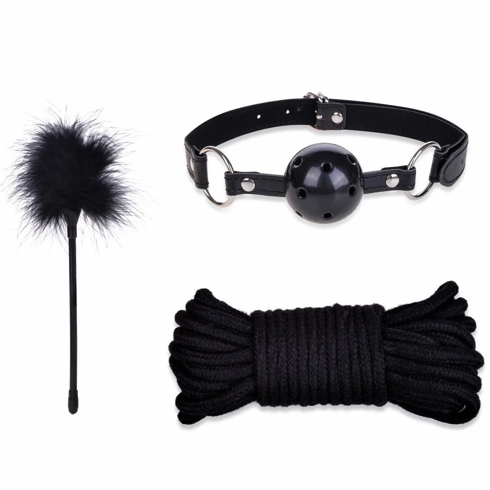 Utimi SM Set Bondage 11 Accessori per Bondage Kit bondage Regolabile per Adulti