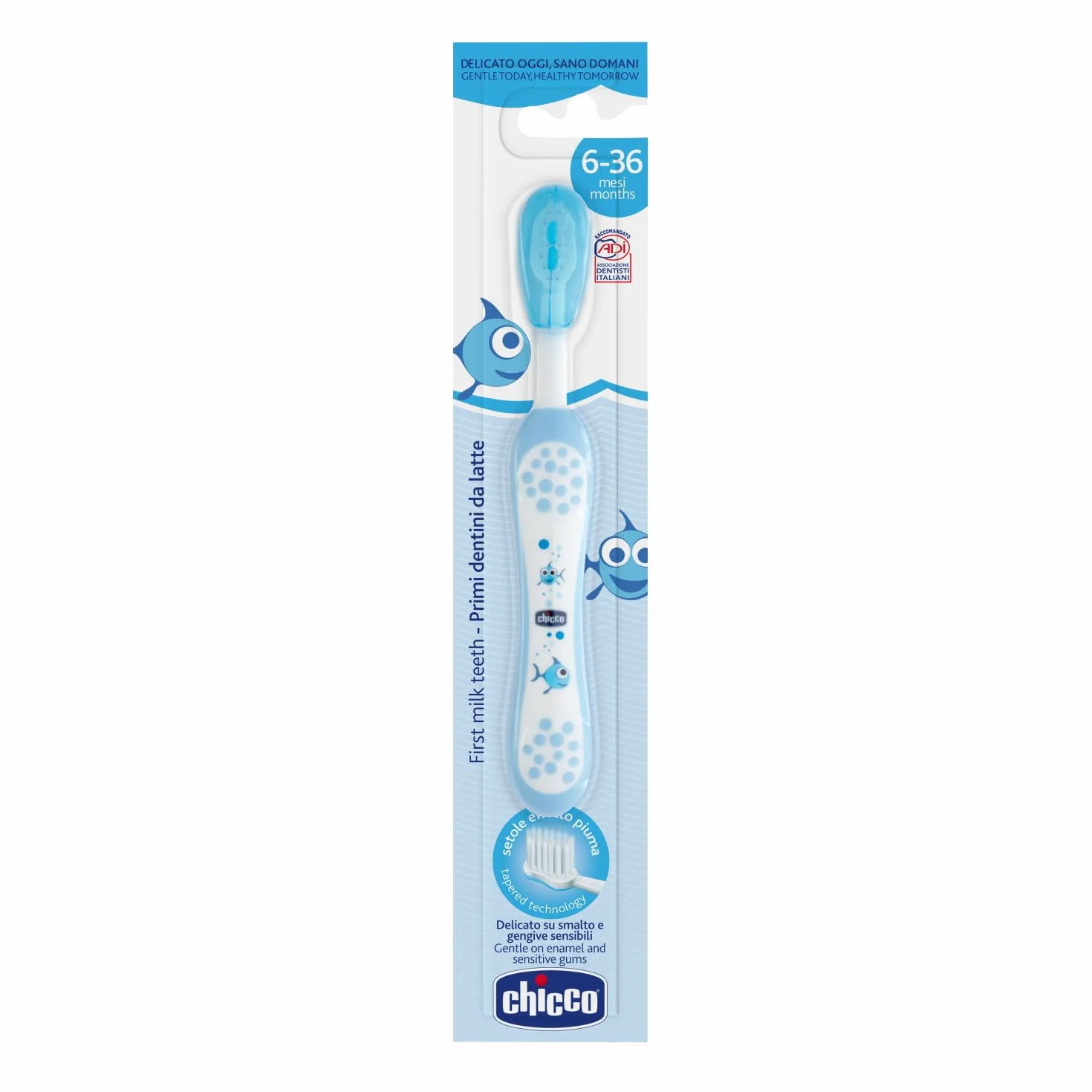 Chicco Spazzolino 6-36 Mesi, Azzurro