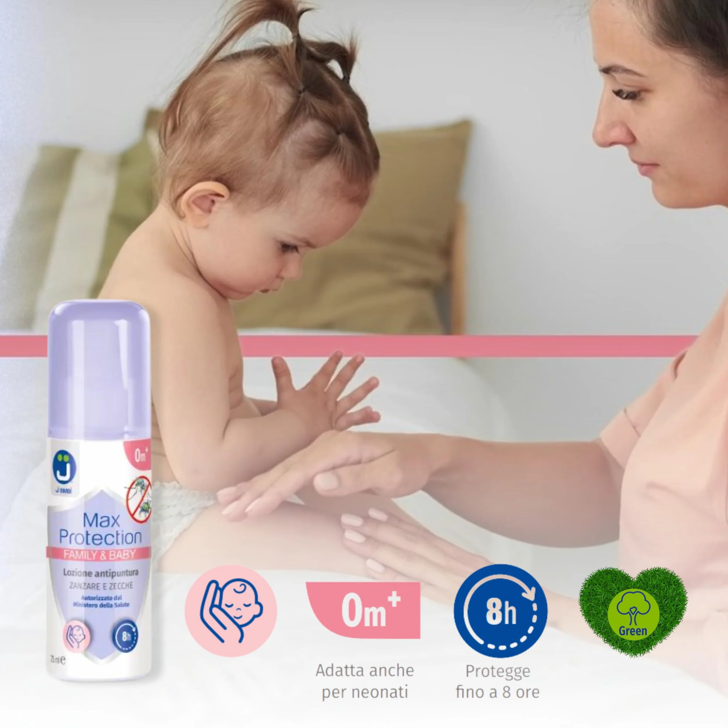 Jbimbi Latte Repellente Antizanzare Max Protection Baby & Mum – Protezione Delicata
