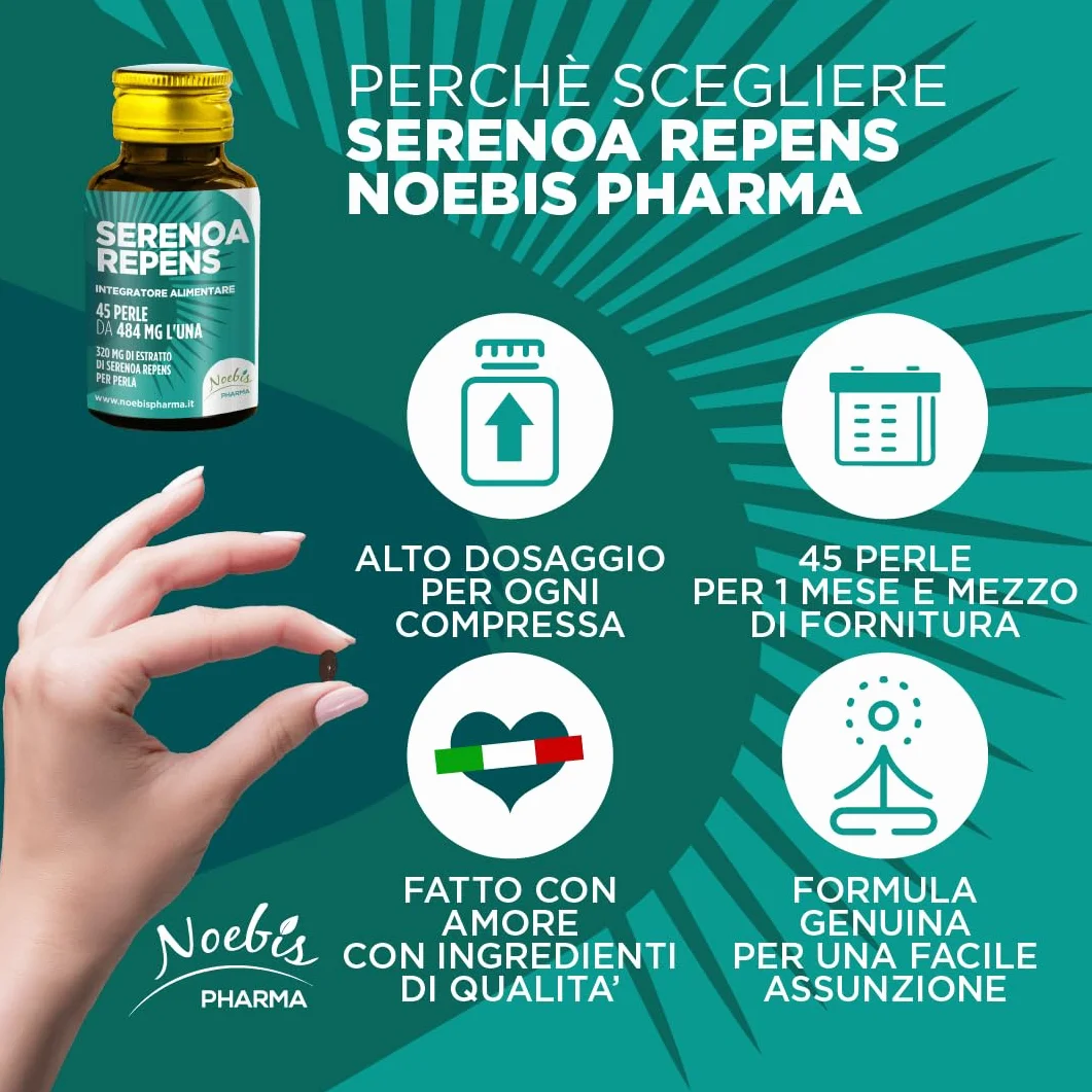 Noebis Pharma Serenoa Repens 320 mg 45 Softgels