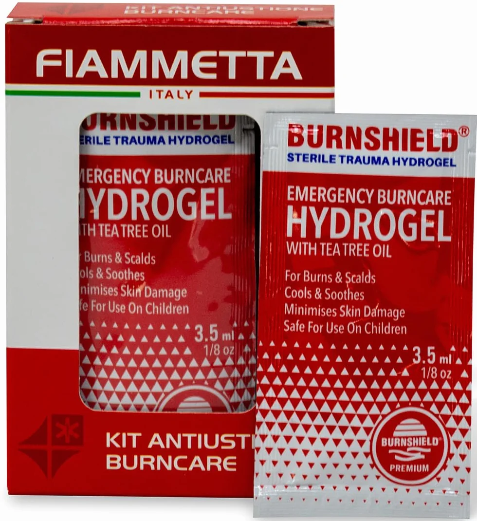GEL PER USTIONI 10 bustine Preparato Pronto Soccorso 3,5 g sterile BURNSHIELD --