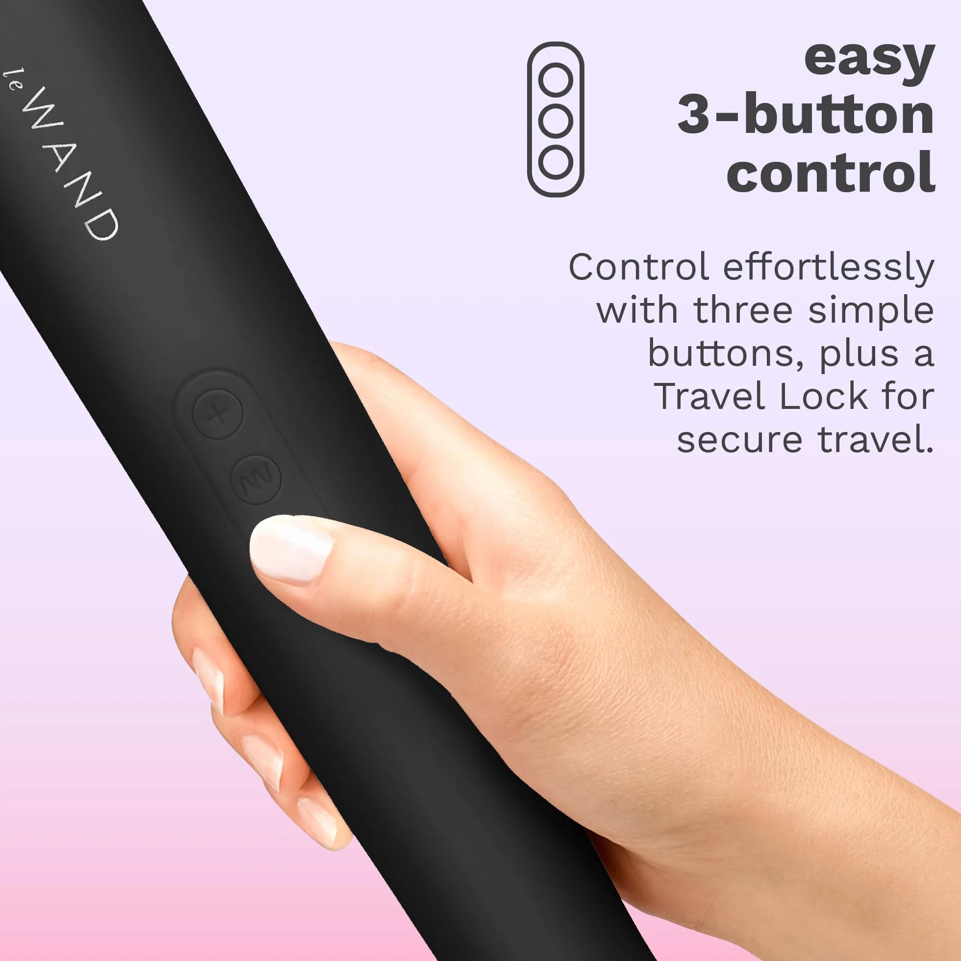 Le Wand - Rechargeable Massager Black